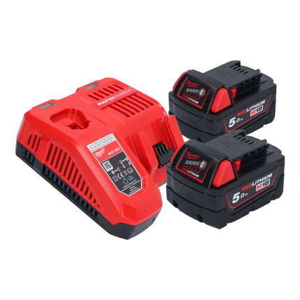 Milwaukee M18 FMT-502 multiherramienta sin cable 18 V sin escobillas + 2x batería 5.0 Ah + cargador