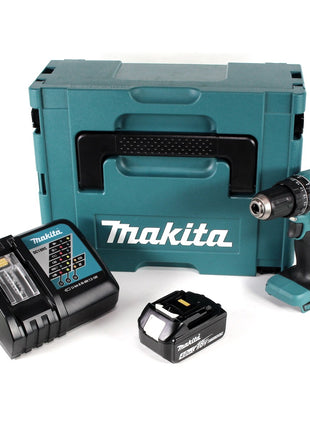 Makita DHP 485 RM1J 18 V Li-Ion Akku Schlagbohrschrauber im Makpac + 1 x 4,0 Ah Akku + Ladegerät - Toolbrothers