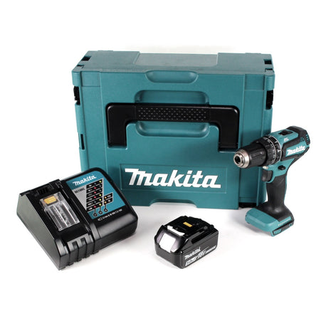 Makita DHP 485 RT1J 18 V Li-Ion cordless impact drill in Makpac + 1 x 5.0 Ah battery + charger