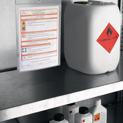 Durable Aushangtasche DIN A4 ( 9000492400 ) transparent mit Öse