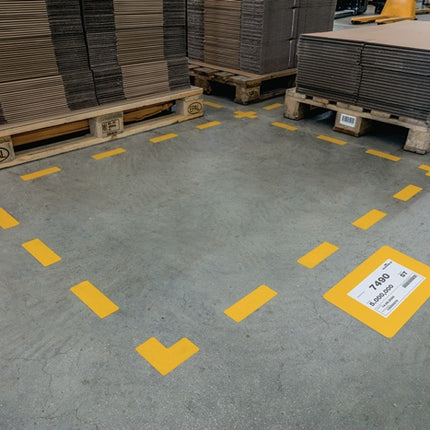 Durable Marquage d'emplacement ( 4000355261 ) Forme rectangulaire 10 pièces