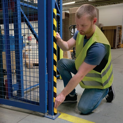 Protection d'angle Durable ( 9000480101 ) jaune/noir 1000 mm Type C35