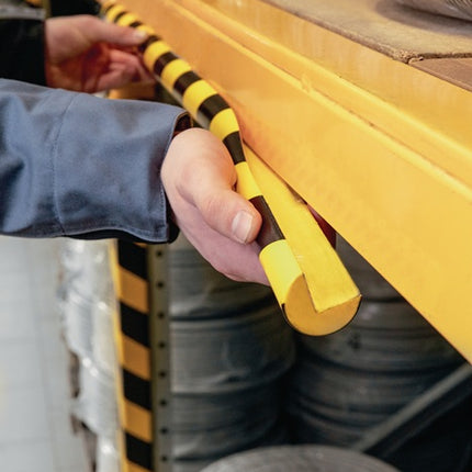 Wytrzymała ochrona narożników ( 9000480100 ) żółto/czarna 1000 mm typ C25R