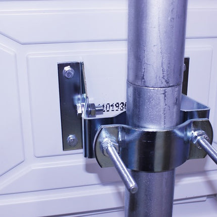 Dancop Verkehrsspiegel ( 9000490231 ) H600xB800mm Kunststoff, rot/weiß 22 m