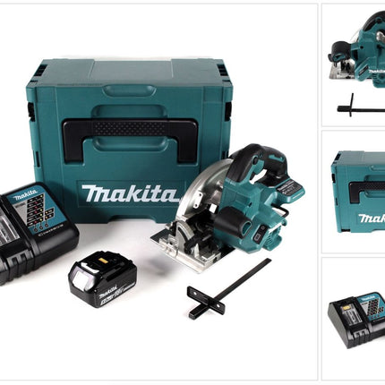 Makita DHS 660 RT1J Akku Handkreissäge 18V 165 mm im Makpac + 1x 5,0Ah Akku + Ladegerät - Toolbrothers