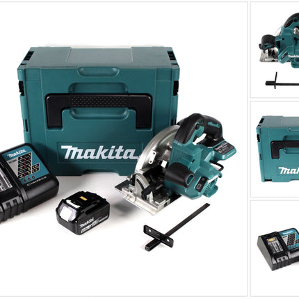 Makita DHS 660 RG1J Akku Handkreissaege 18V 165 mm im Makpac 1x 6 0Ah Akku Ladegeraet 0 - toolbrothers