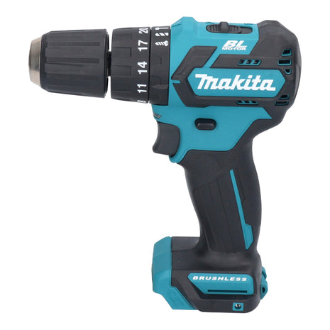 Taladro percutor inalámbrico Makita HP 332 DSM1E 12 V máx. 35 Nm sin escobillas + 1x batería 4,0 Ah + cargador + estuche