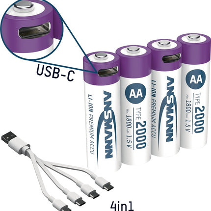 Pila Ansmann ( 4000876124 ) 1,5 V 1800 mAh