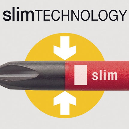 Ostrze wymienne Wiha SlimBit electric ( 4000793015 ) szczelina 2,5 x 75 mm