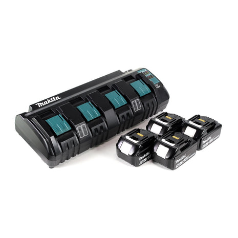 Makita Power Source Kit 18V mit DC 18 SF 4-fach Ladegerät + 4x BL1850 Akku 5,0Ah - Toolbrothers