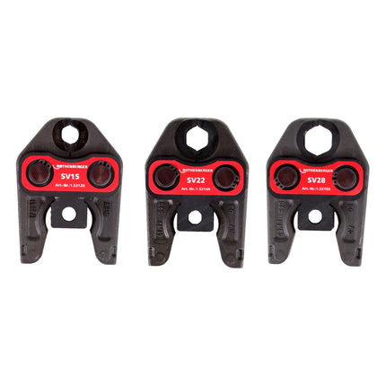 Rothenberger ROMAX AC ECO Set SV 230 V Pressmaschine für Netzbetrieb im Transportkoffer + 3 x Pressbacken ( 15740 ) - Toolbrothers