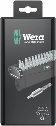 Assortiment d'embouts Wera Bit-Check 30 TX Universal 1 SB ( 4000828163 ) 30 pièces