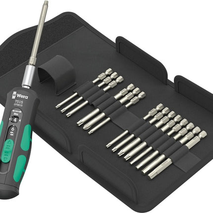 Wera torque screwdriver set 7515/16 ( 4000828159 ) 16-piece set 2, 3, 4, 5, 6 Nm