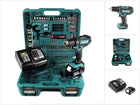 Makita DDF 482 SMTK Akku Bohrschrauber 18 V 62Nm + 1x Akku 4,0Ah + Ladegerät + Koffer mit 101tlg. Zubehörset - Toolbrothers