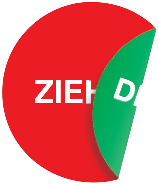 Adesivo per porta ( 3000277038 ) Ø 100 mmLxL Pellicola autoadesiva