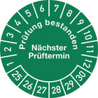 Multi-year inspection sticker ( 9000477118 ) Ø 30 mm foil