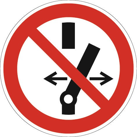 Prohibition signs ( 9000477530 ) ASR A1.3/DIN EN ISO 7010 Plastic