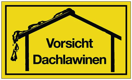 Hinweiszeichen ( 3000277057 ) Vorsicht Dachlawinen Kunststoff