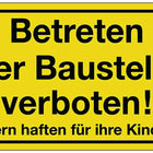Señal ( 3000277177 ) Prohibida la entrada a la obra Plástico