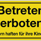 Sign ( 3000277215 ) No trespassing Plastic