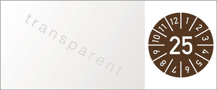 Plaquette de contrôle de câbles pour un an ( 9000477112 ) L25xL60 mm Film