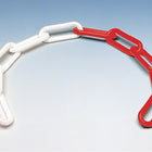 Absperrkette ( 1000131202 ) Kunststoff rot/weiß 6 mm