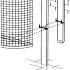 Befestigungsschiene ( 9194491023 ) für Abfallkörbe
