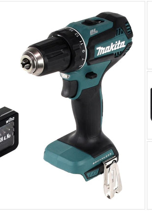 Makita DDF 485 Z Akku Bohrschrauber 18 V 50Nm + Wiha Bit Set 31 tlg. Bitbox - ohne Akku, ohne Ladegerät - Toolbrothers