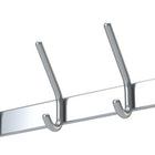 Wandgarderobe ( 3000284072 ) Aluminium F1 naturfarbig Hakenabstand 150 mm