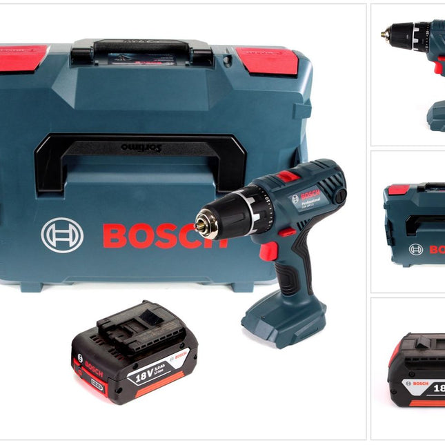 Bosch Professional GSR 18V-21 Akku Bohrschrauber 18V 55Nm + 1x Akku 3,0Ah + L-Boxx - ohne Ladegerät - Toolbrothers