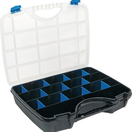 Assortment box Basic Line ( 4000871447 ) W312xD238xH51mm transparent black-blue