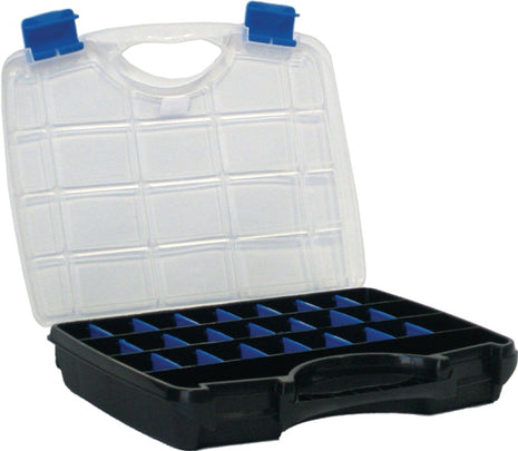 Caja surtida Línea Básica (4000871449) A460xP350xH81mm transparente negro-azul