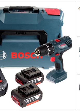 Bosch Professional GSR 18V-21 Akku Bohrschrauber 18V 55Nm + 2x Akku 3,0Ah + Ladegerät + L-Boxx - Toolbrothers