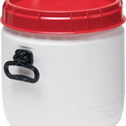 Fût à col large ( 9000450111 ) 26 l blanc avec couvercle rouge Ouverture de remplissage-Ø 296 mm