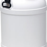 Weithalsfass ( 9000450105 ) 68,0 l PE weiß mit rotem Deckel Einfüllöffnung-Ø 282 mm
