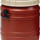 Wide-neck drum ( 9000450113 ) 55 l brown with beige lid Filling opening-Ø 354 mm