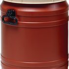 Wide-neck drum ( 9000450114 ) 64 l brown with beige lid Filling opening-Ø 354 mm