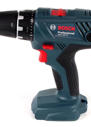 Bosch Professional GSR 18V-21 Akku Bohrschrauber 18V 55Nm + 1x Akku 5,0Ah + Ladegerät + L-Boxx - Toolbrothers