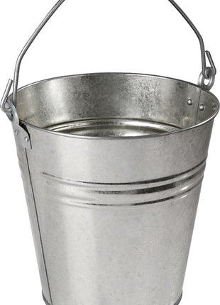 Cubo (9000466960) 9,5 l chapa de acero galvanizado plata Ø 280 mm altura 280 mm