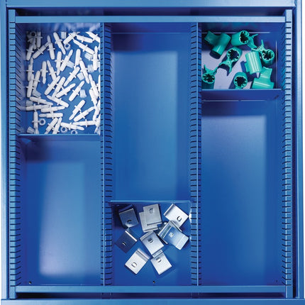 Drawer partition material BK 600 ( 9000427010 ) Front height 140 mm