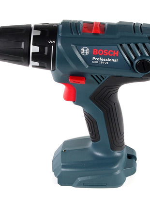 Bosch Professional GSR 18V-21 Akku Bohrschrauber 18V 55Nm + 2x Akku 2,0Ah + Ladegerät + Bit-Set + Koffer - Toolbrothers