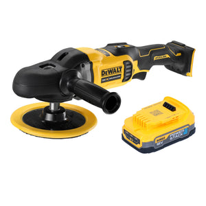 DeWalt DCM 849 N Akku Exzenter Poliermaschine 18 V 180 mm Brushless + 1x Powerstack Akku 1,7 Ah - ohne Ladegerät