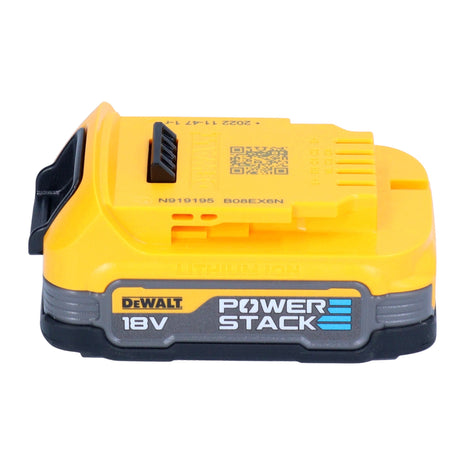 DeWalt DCM 849 N akumulatorowa polerka mimośrodowa 18 V 180 mm bezszczotkowa + 1x akumulator Powerstack 1,7 Ah - bez ładowarki