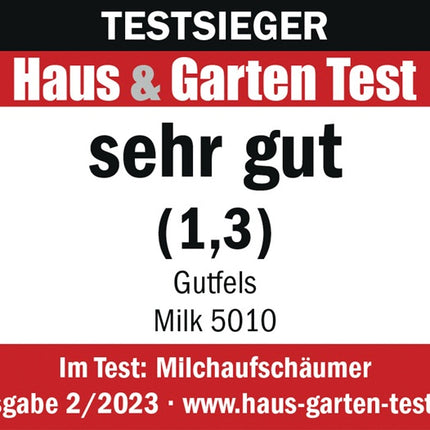 Mousseuse à lait MILK 5010 ( 4000896639 ) 500 W acier inoxydable 1035 g rouge/bleu