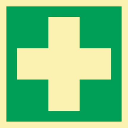 Rettungszeichen ASR A1.3/DIN EN ISO 7010/DIN 67510 ( 9000477463 ) L148xB148 mm Folie