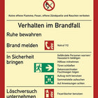 Señal de protección contra incendios DIN EN ISO 7010 ( 9000477606 ) L210xA297 mm Lámina