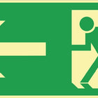 Rescue sign BGV A8 ( 3000277437 ) L297xW148 mm plastic