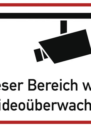 Hinweiszeichen ( 9000477151 ) Videoüberwacht Folie