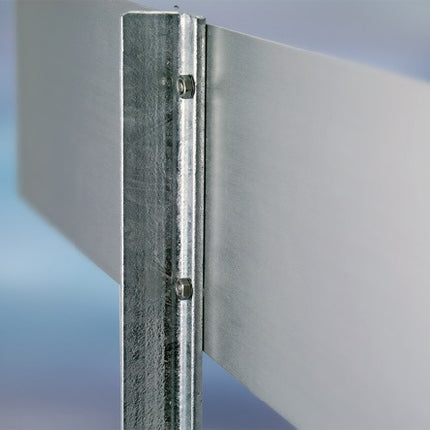 Soporte de acero ( 3000277691 ) con placa base para señalización de aparcamientos