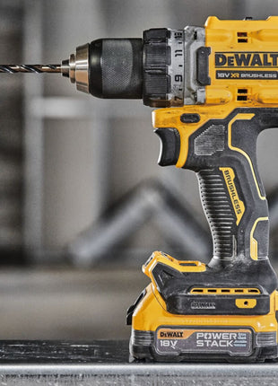 Perceuse-visseuse sans fil DeWalt DCD 800 E1 18 V 90 Nm sans balais + 1 batterie Powerstack 1,7 Ah + chargeur